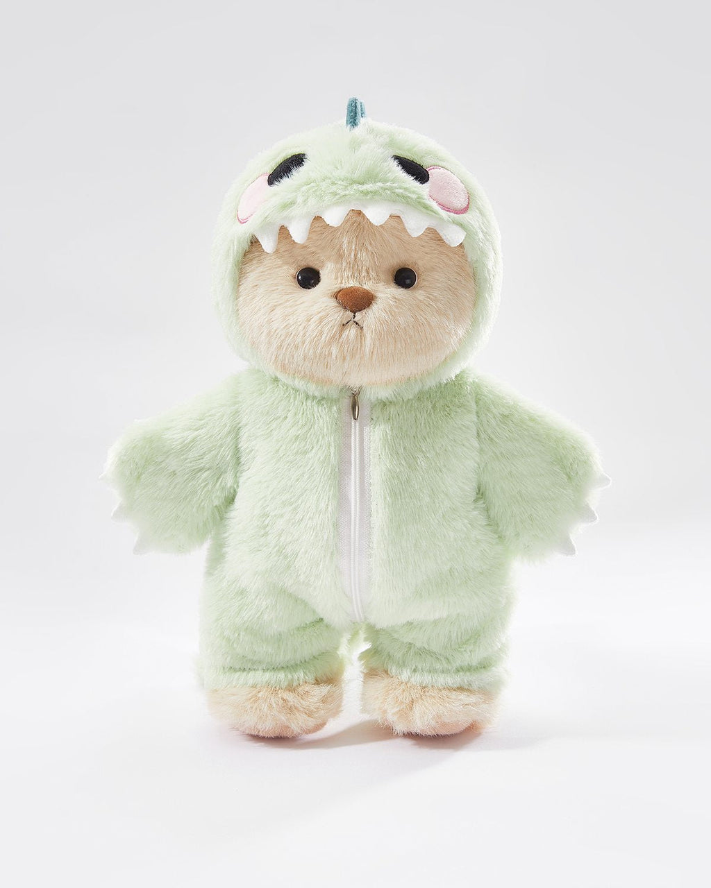 Teddy Bear & Green Dinosaur Jumpsuit - 12 Inches