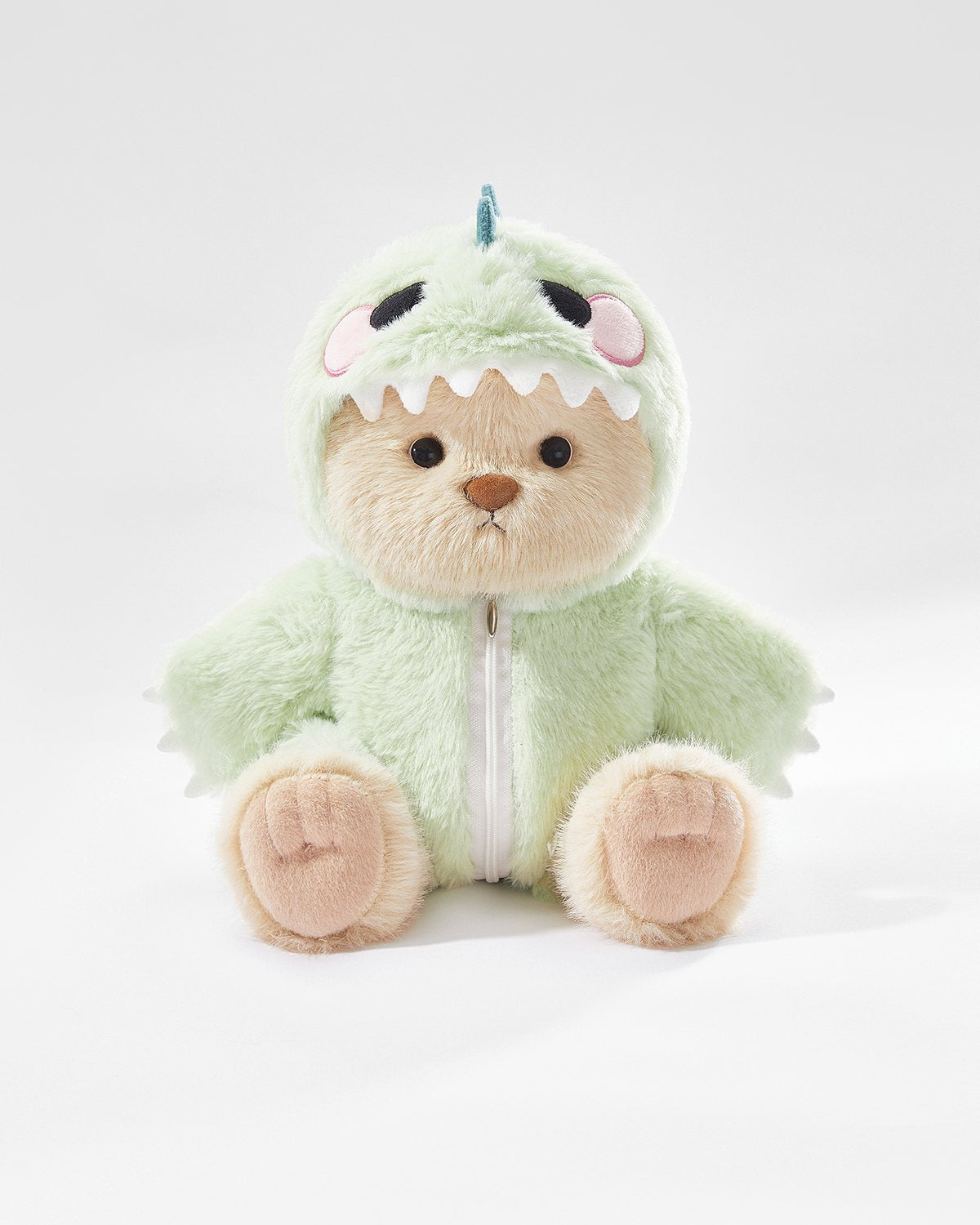 Teddy Bear & Green Dinosaur Jumpsuit - 12 Inches