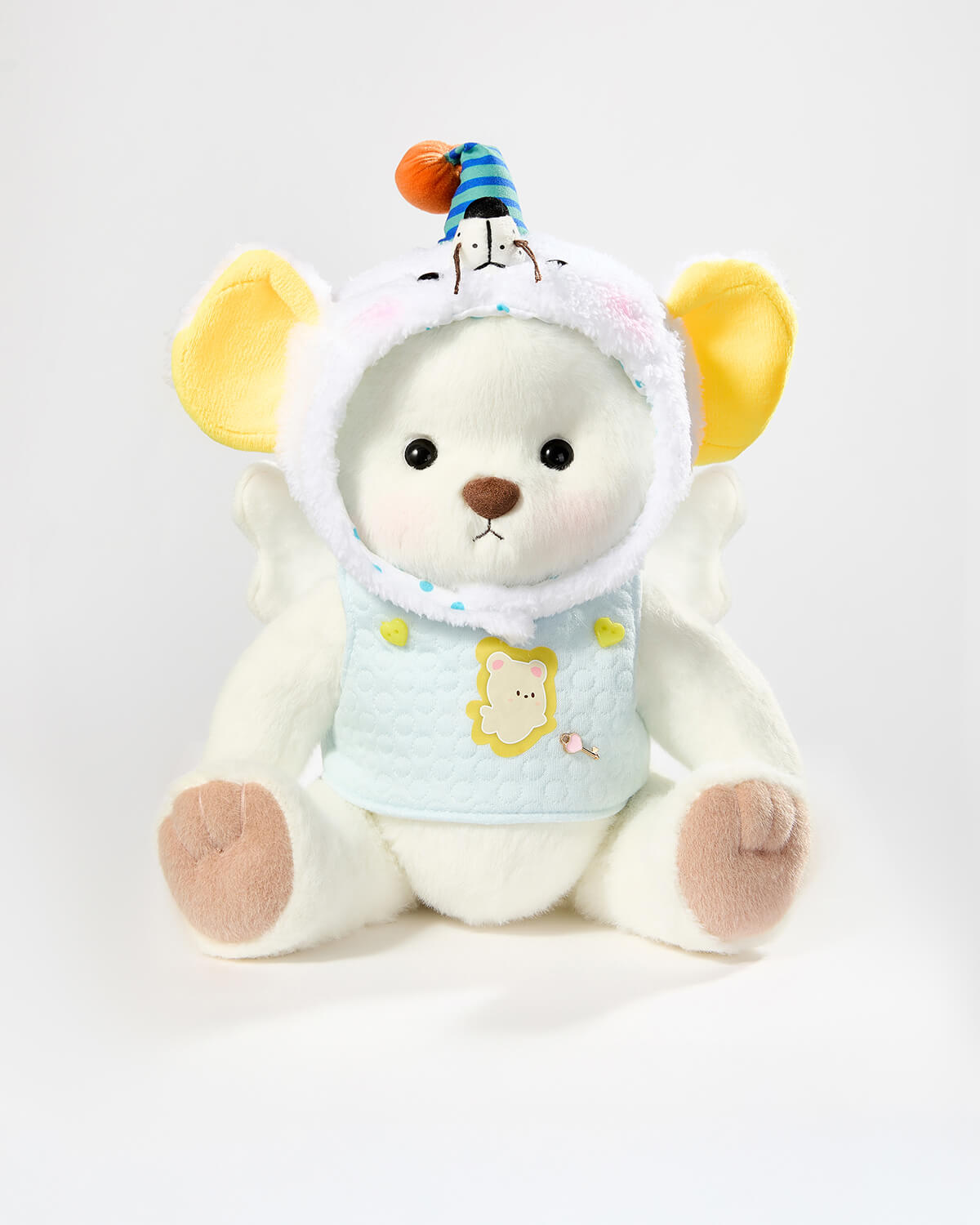 Teddy Bear & Angel Big-eared Rat Set - 12 Inches