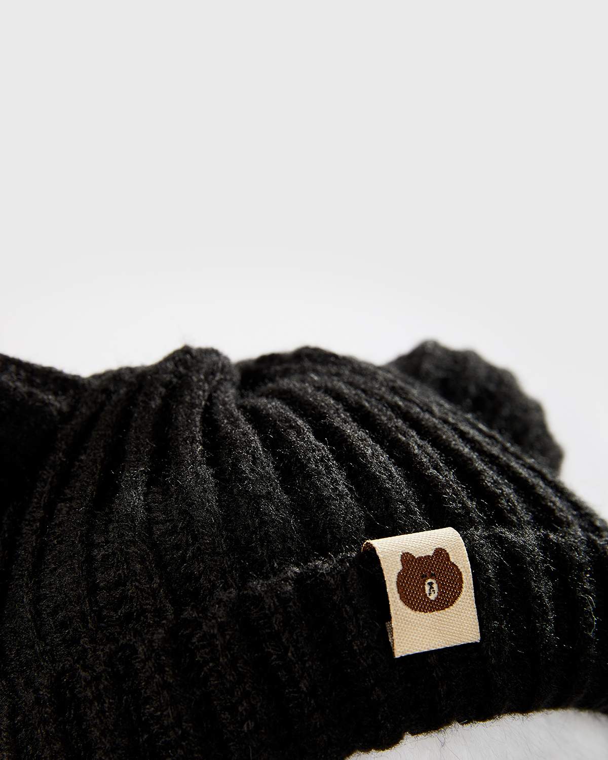 Teddy Bear & Casual Black Hat Sweater Set - 12 Inches