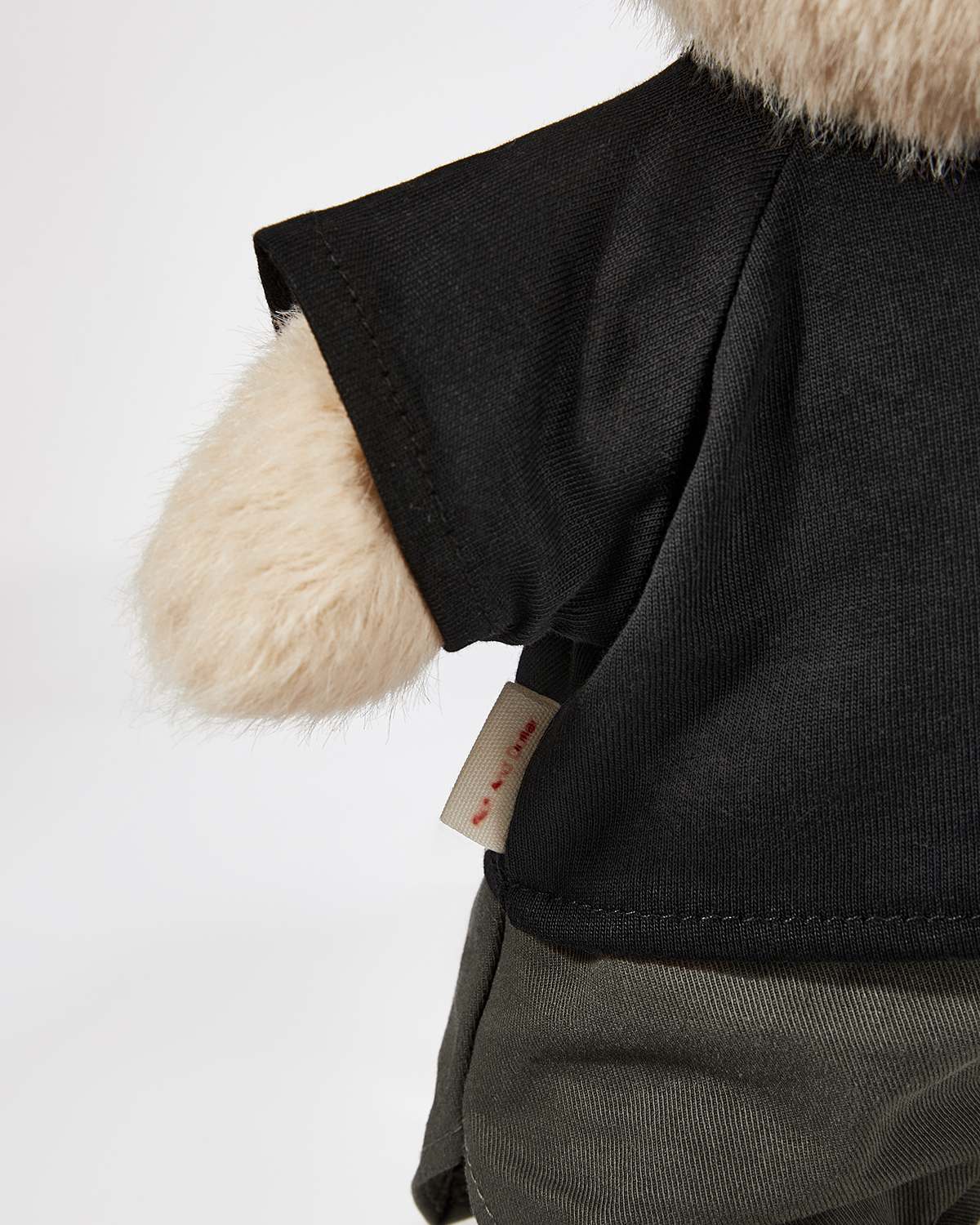 Teddy Bear & Casual Black T-shirt Set - 12 Inches