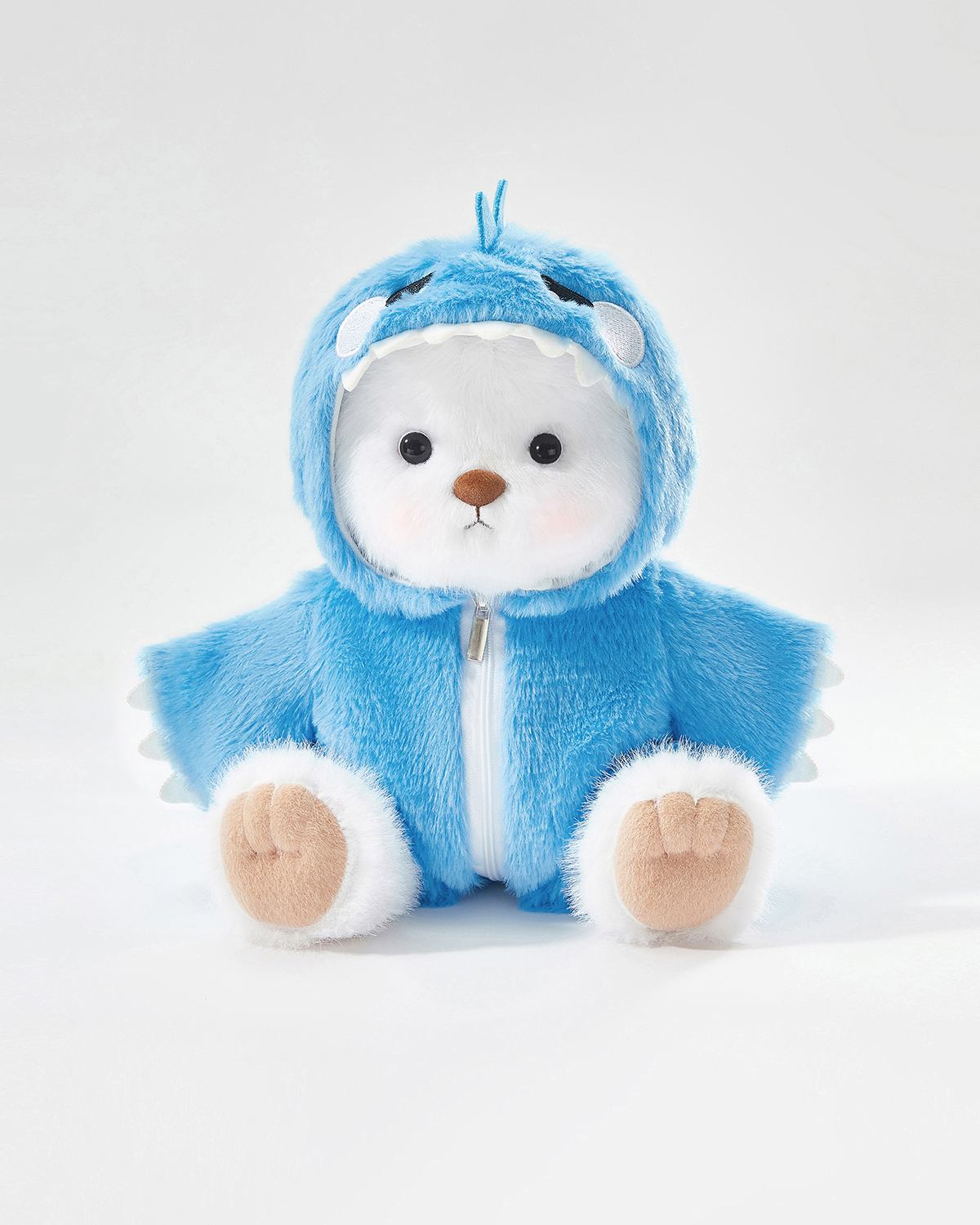 Teddy Bear & Blue Dinosaur Jumpsuit - 12 Inches