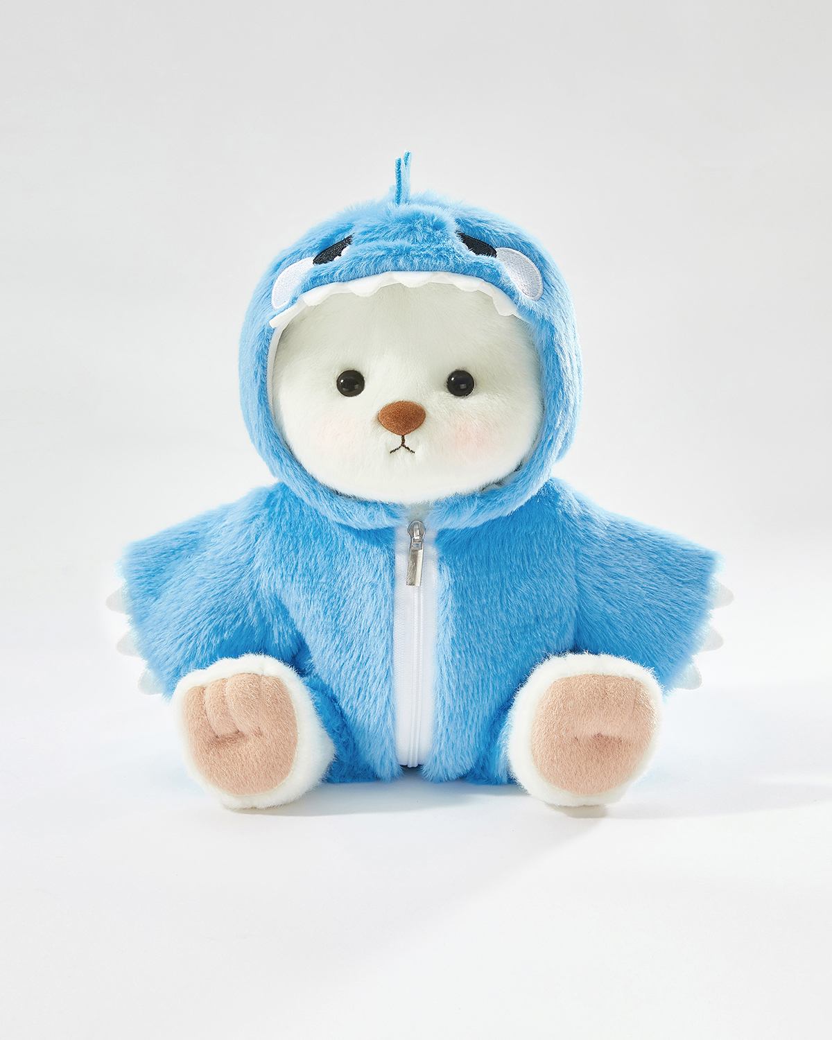 Teddy Bear & Blue Dinosaur Jumpsuit - 12 Inches
