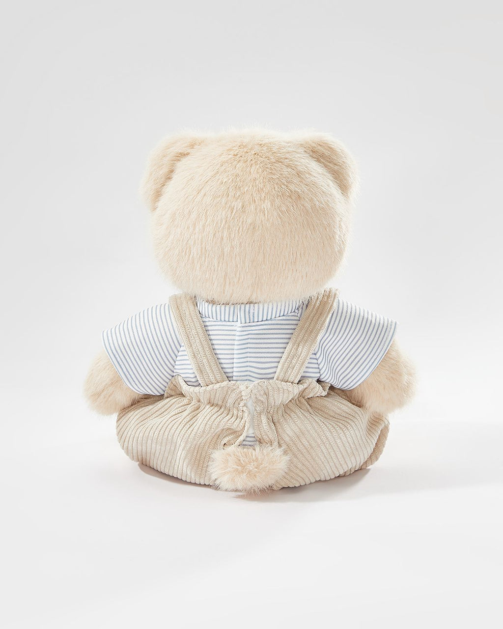 Teddy Bear & Daily Blue Overalls Set - 12 Inches