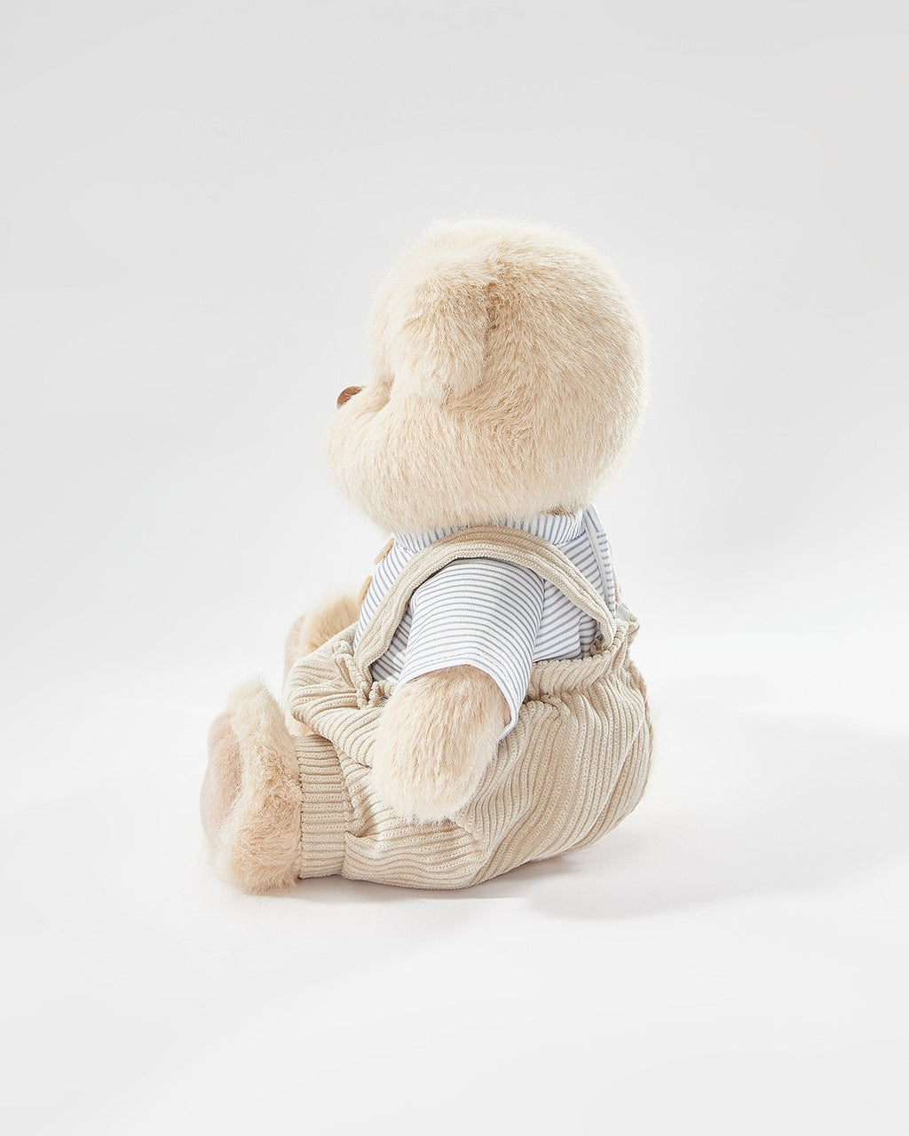Teddy Bear & Daily Blue Overalls Set - 12 Inches