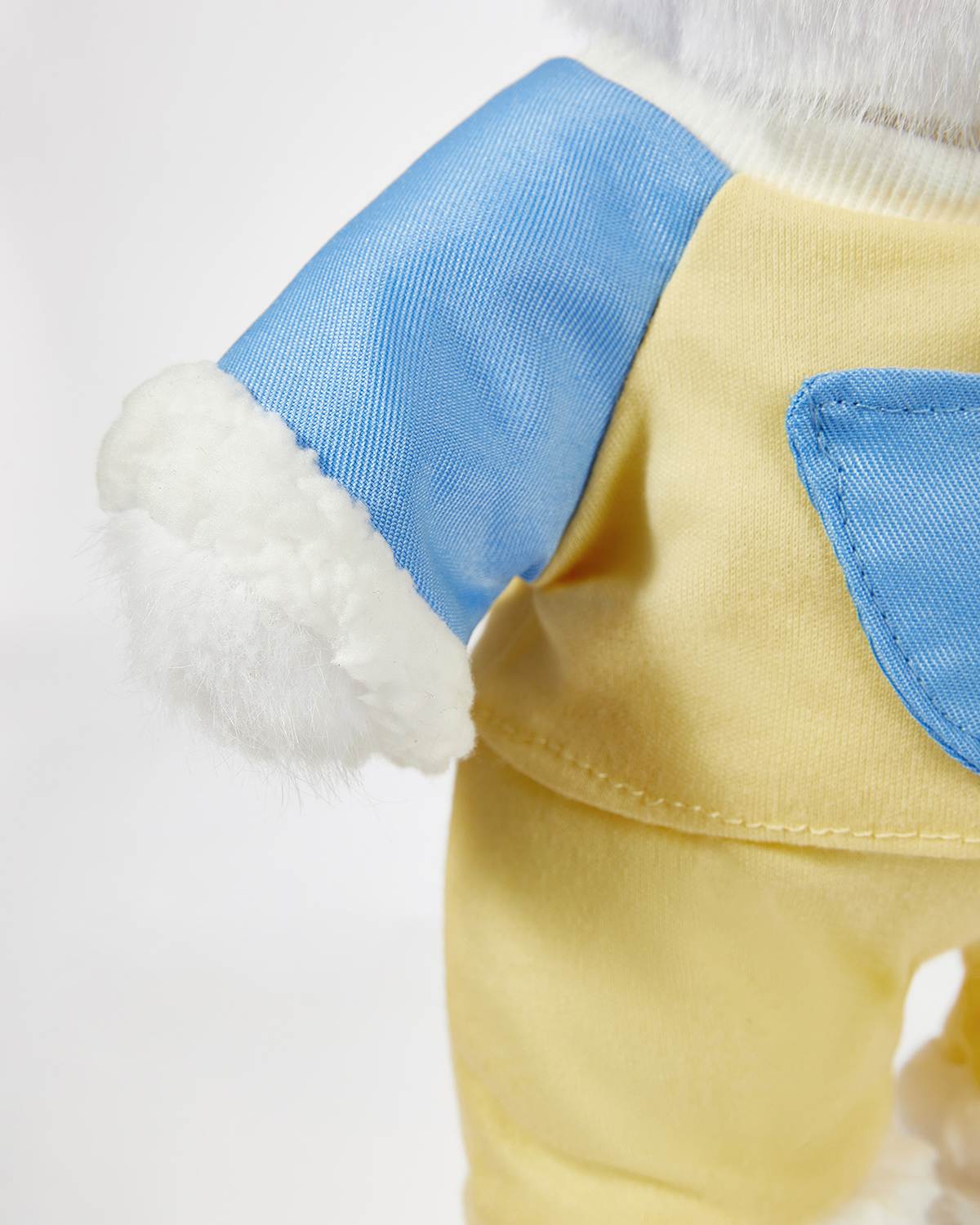 Teddy Bear & Blue Printed Bear Set - 12 Inches