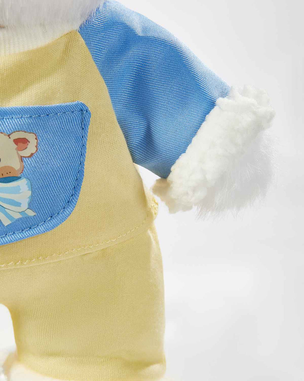 Teddy Bear & Blue Printed Bear Set - 12 Inches