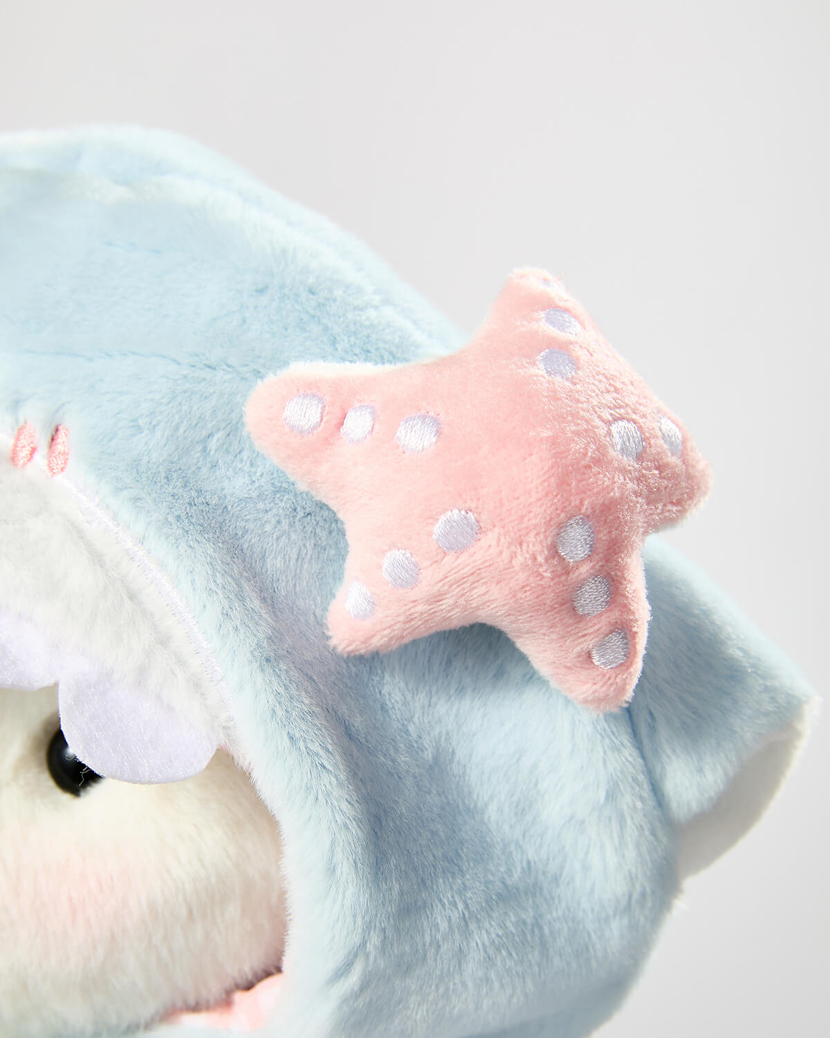 Teddy Bear & Blue Shark Cape - 12 Inches