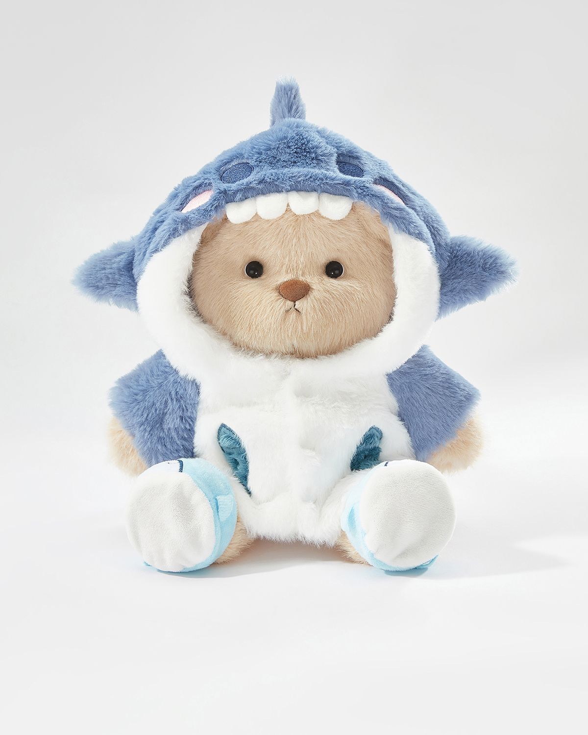 Teddy Bear & Blue Shark Set - 12 Inches
