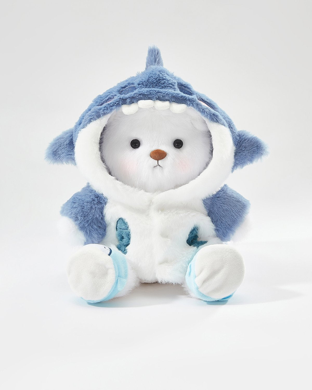 Teddy Bear & Blue Shark Set - 12 Inches