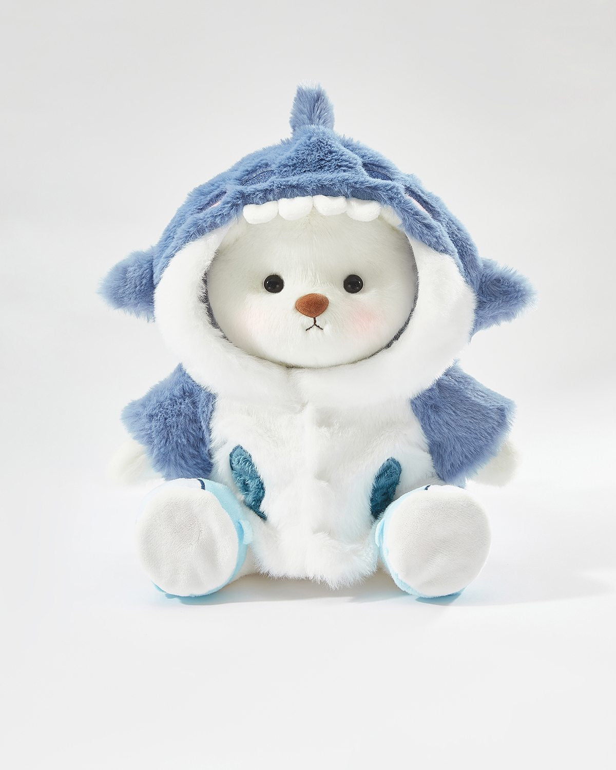 Teddy Bear & Blue Shark Set - 12 Inches