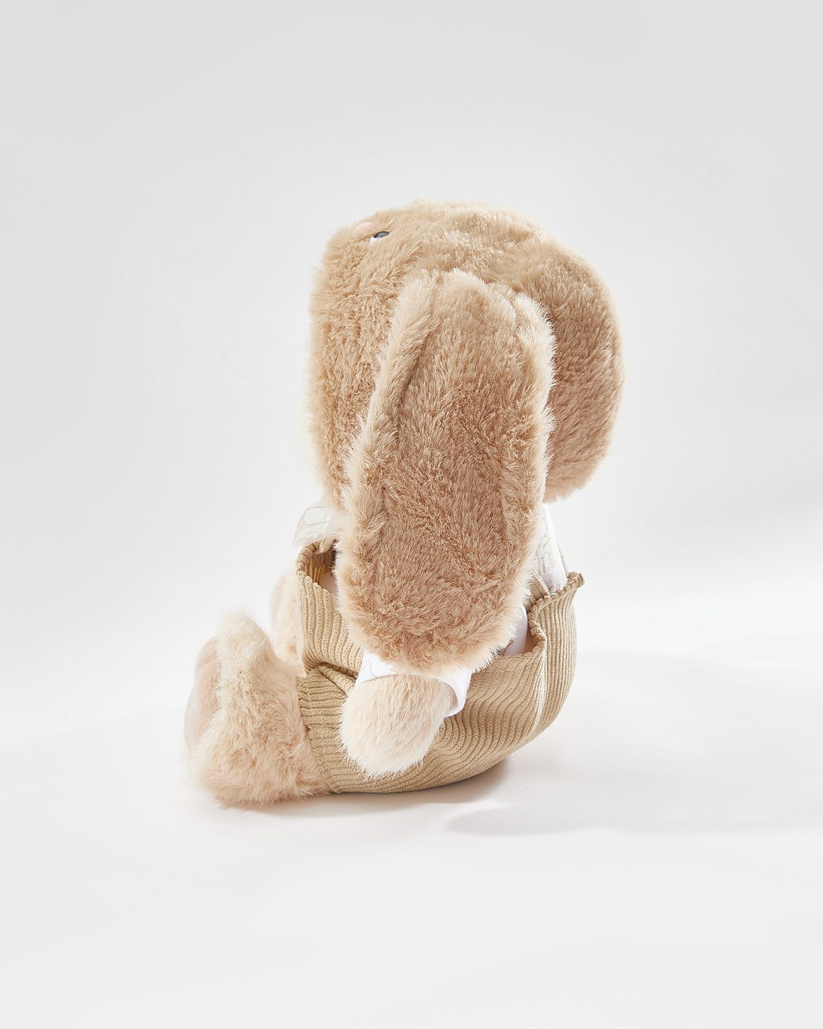 Teddy Bear & Brown Long Eared Rabbit Overalls Set - 12 Inches