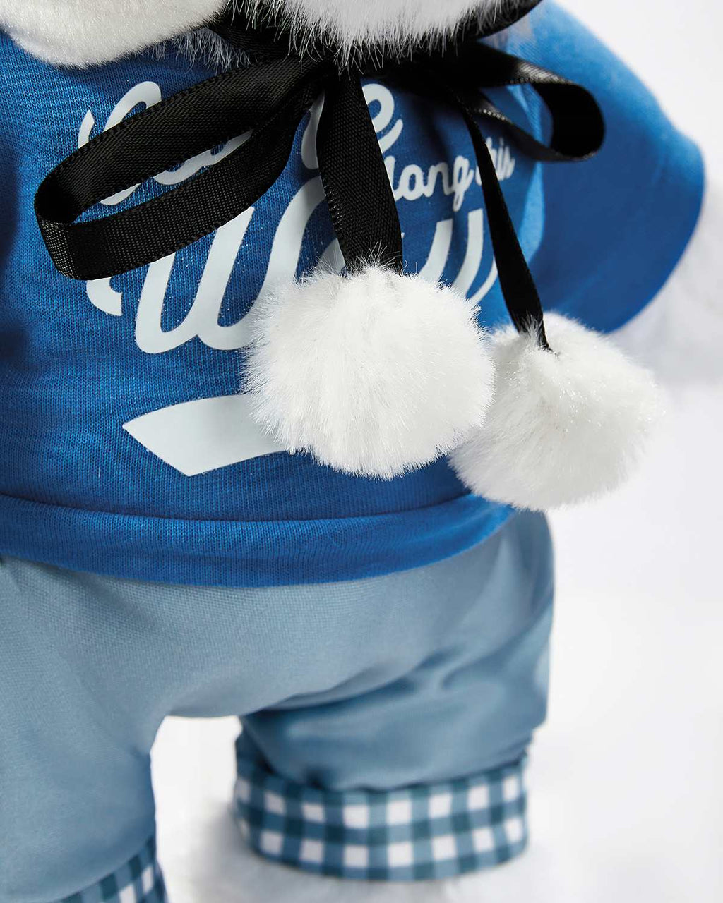 Teddy Bear & Cute White Dogs Set - 12 Inches