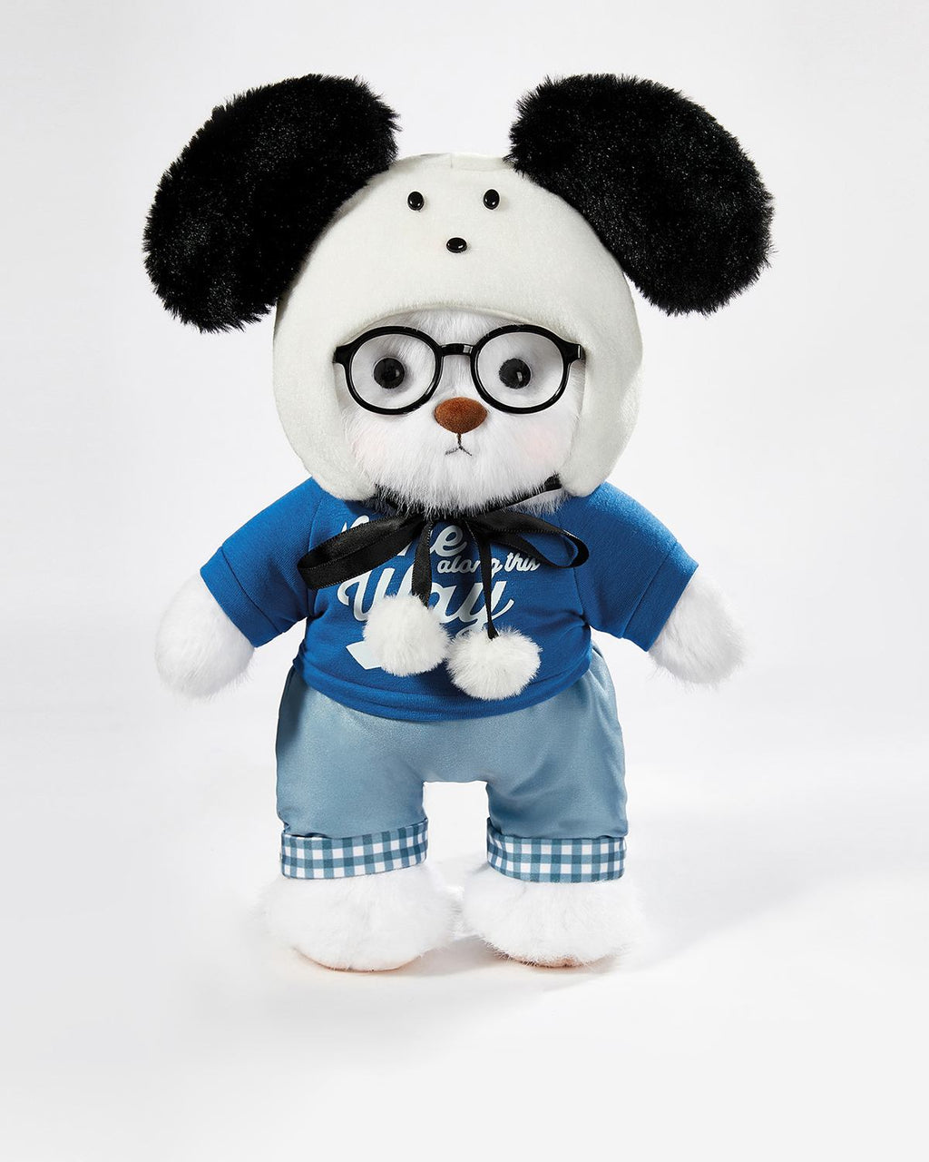 Teddy Bear & Cute White Dogs Set - 12 Inches