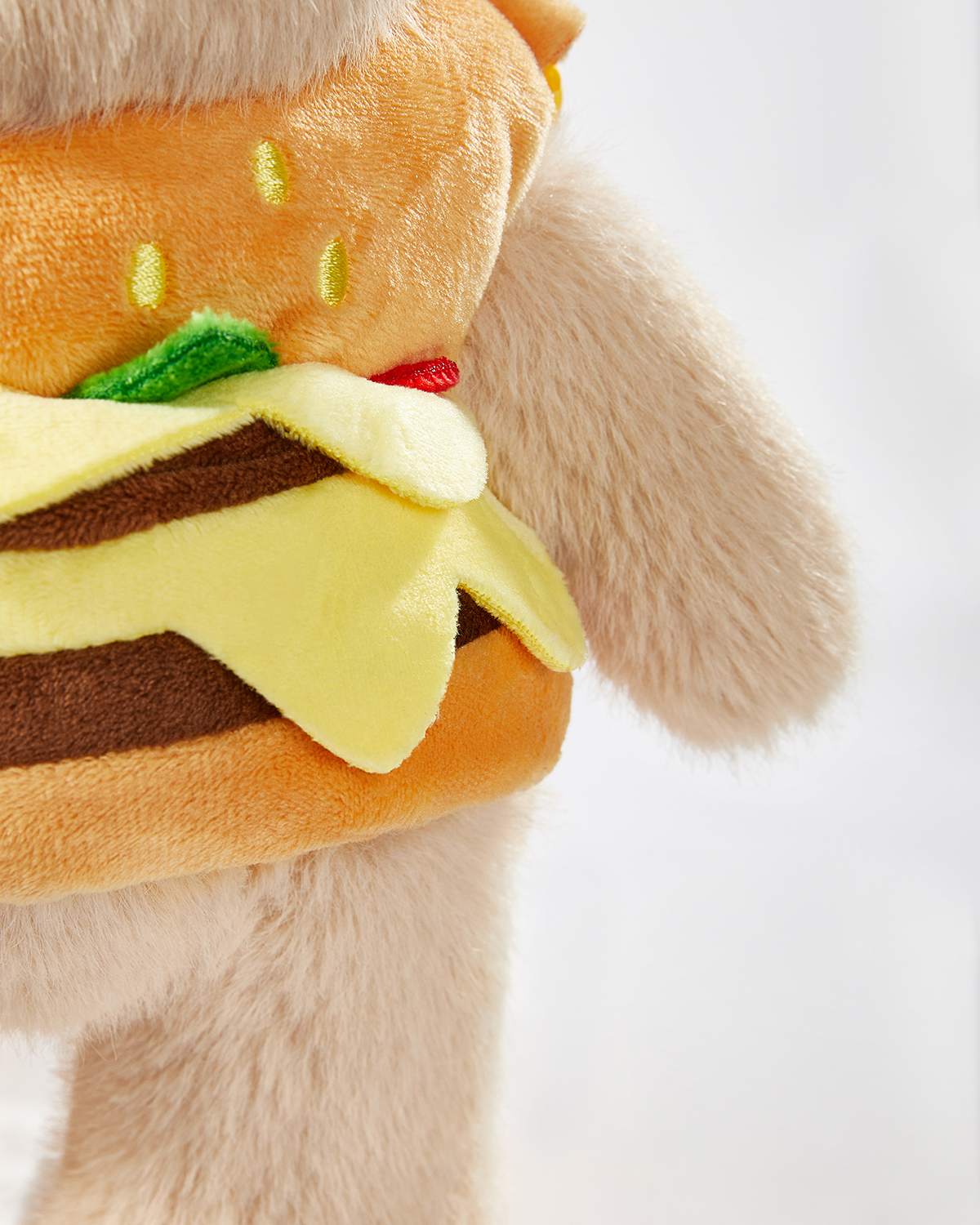 Teddy Bear & Hamburg Skirt With Back - 12 Inches