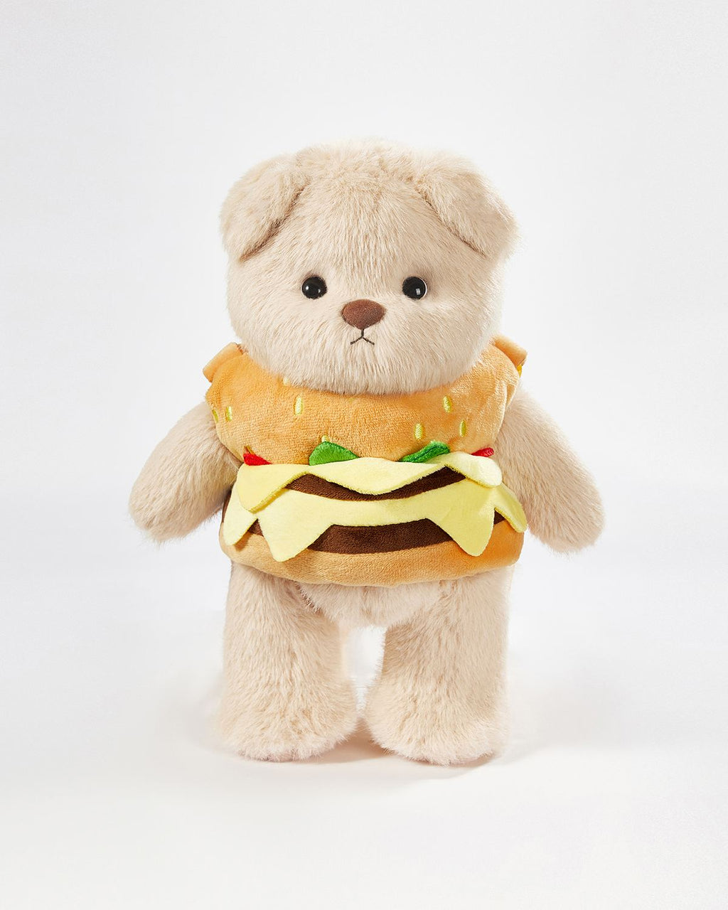 Teddy Bear & Hamburg Skirt With Back - 12 Inches