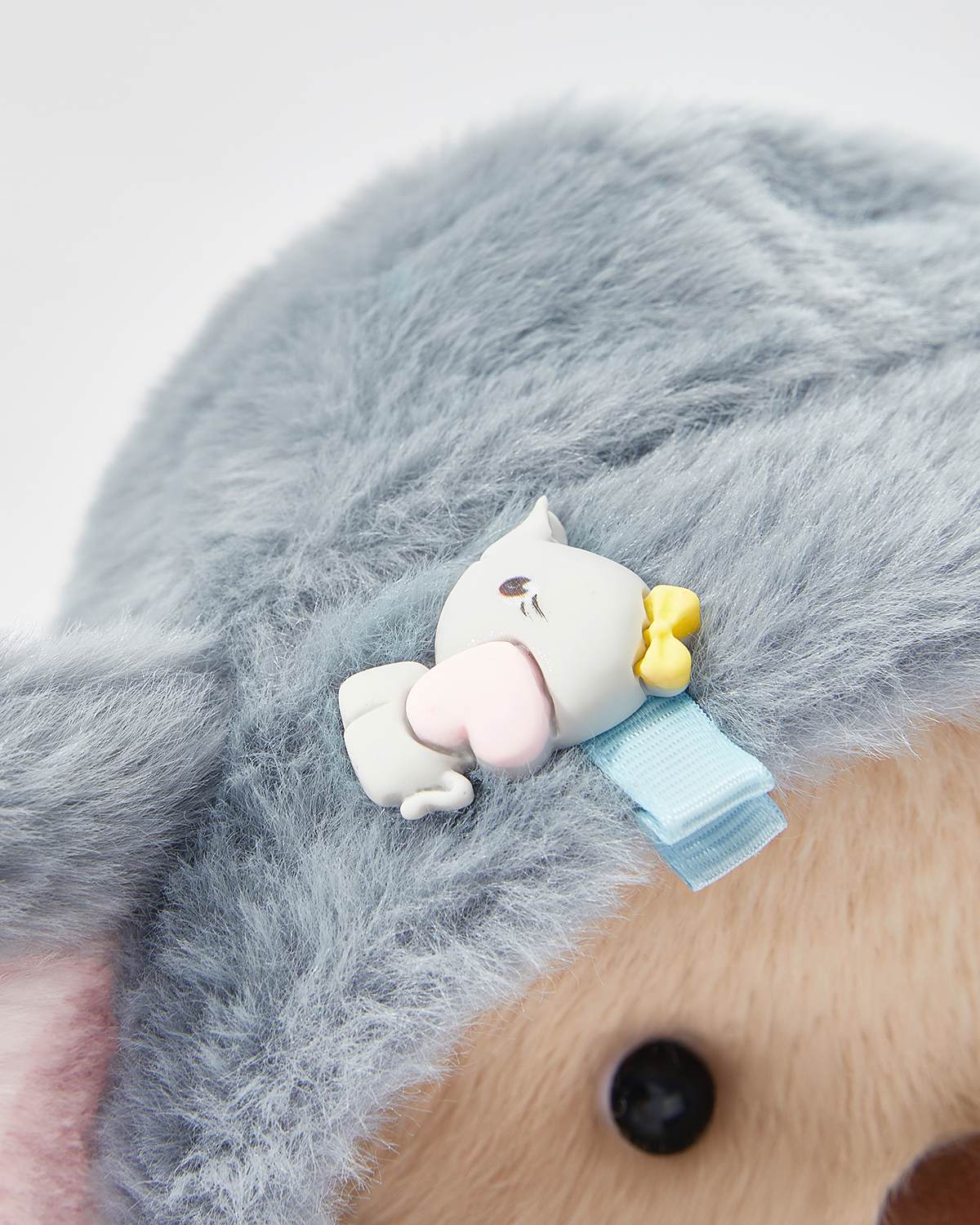 Teddy Bear & Navy Elephant Jumpsuit - 12 Inches