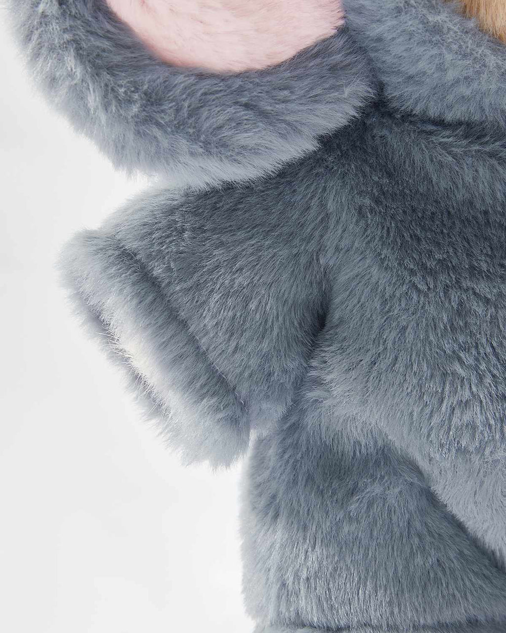 Teddy Bear & Navy Elephant Jumpsuit - 12 Inches