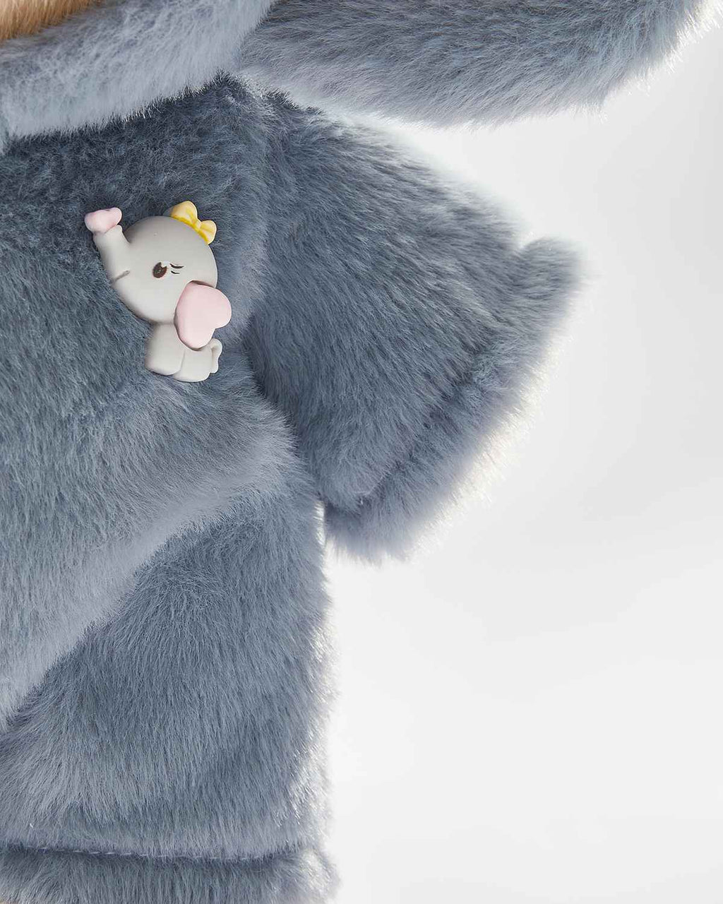 Teddy Bear & Navy Elephant Jumpsuit - 12 Inches