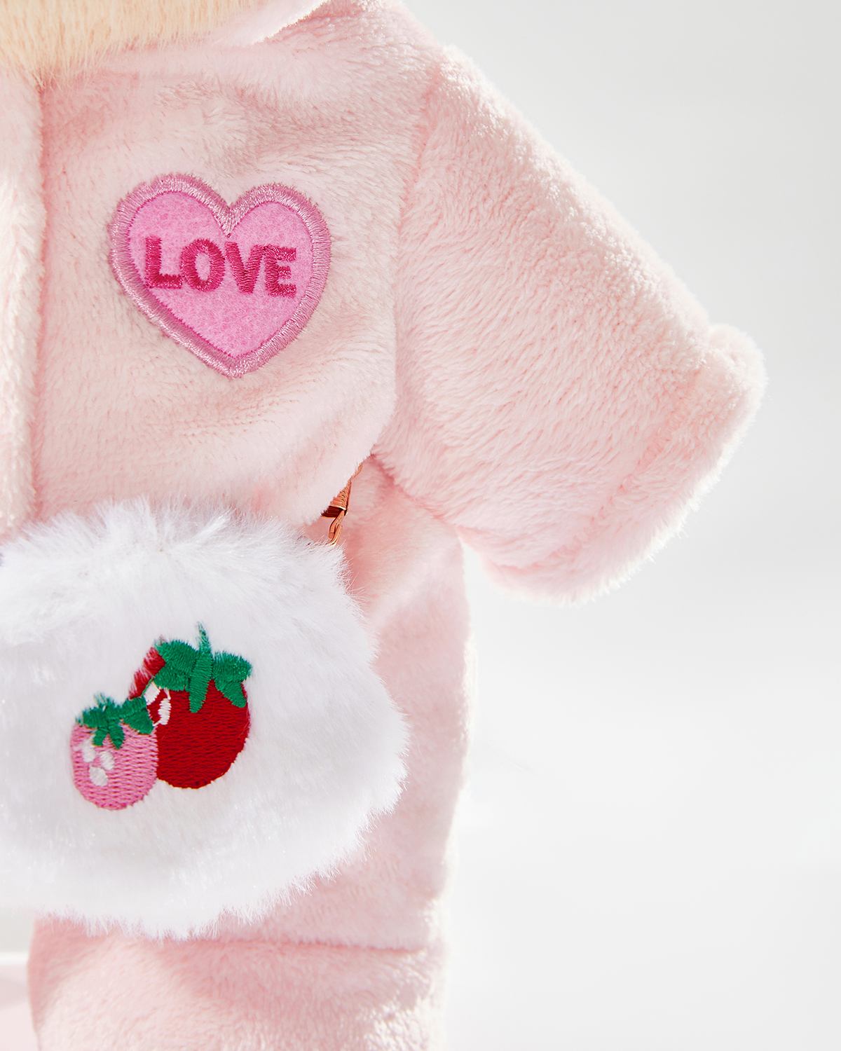 Teddy Bear & Charming Pink Bunny Set - 12 Inches