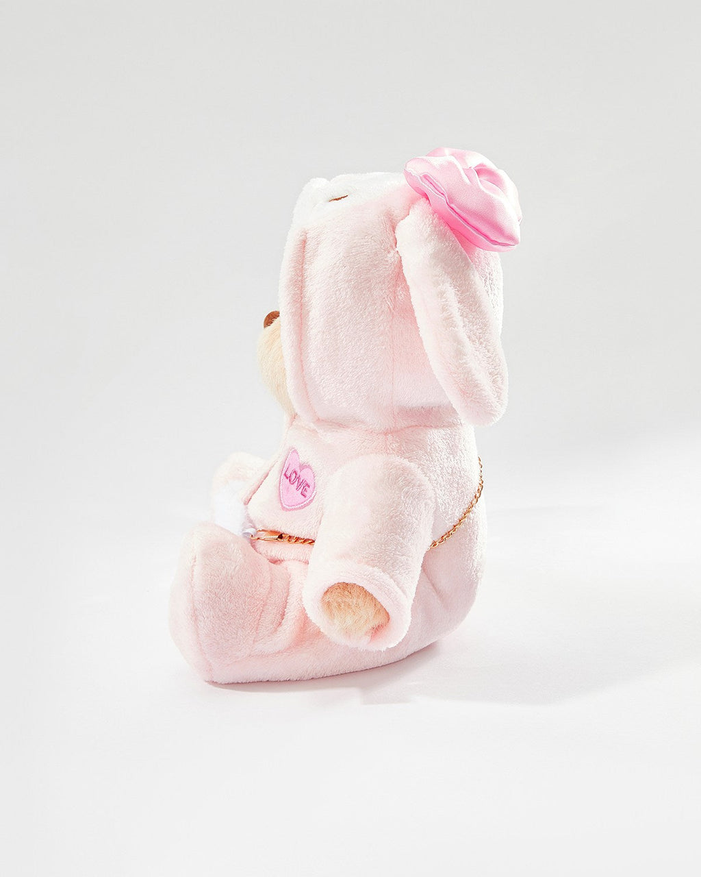 Teddy Bear & Charming Pink Bunny Set - 12 Inches