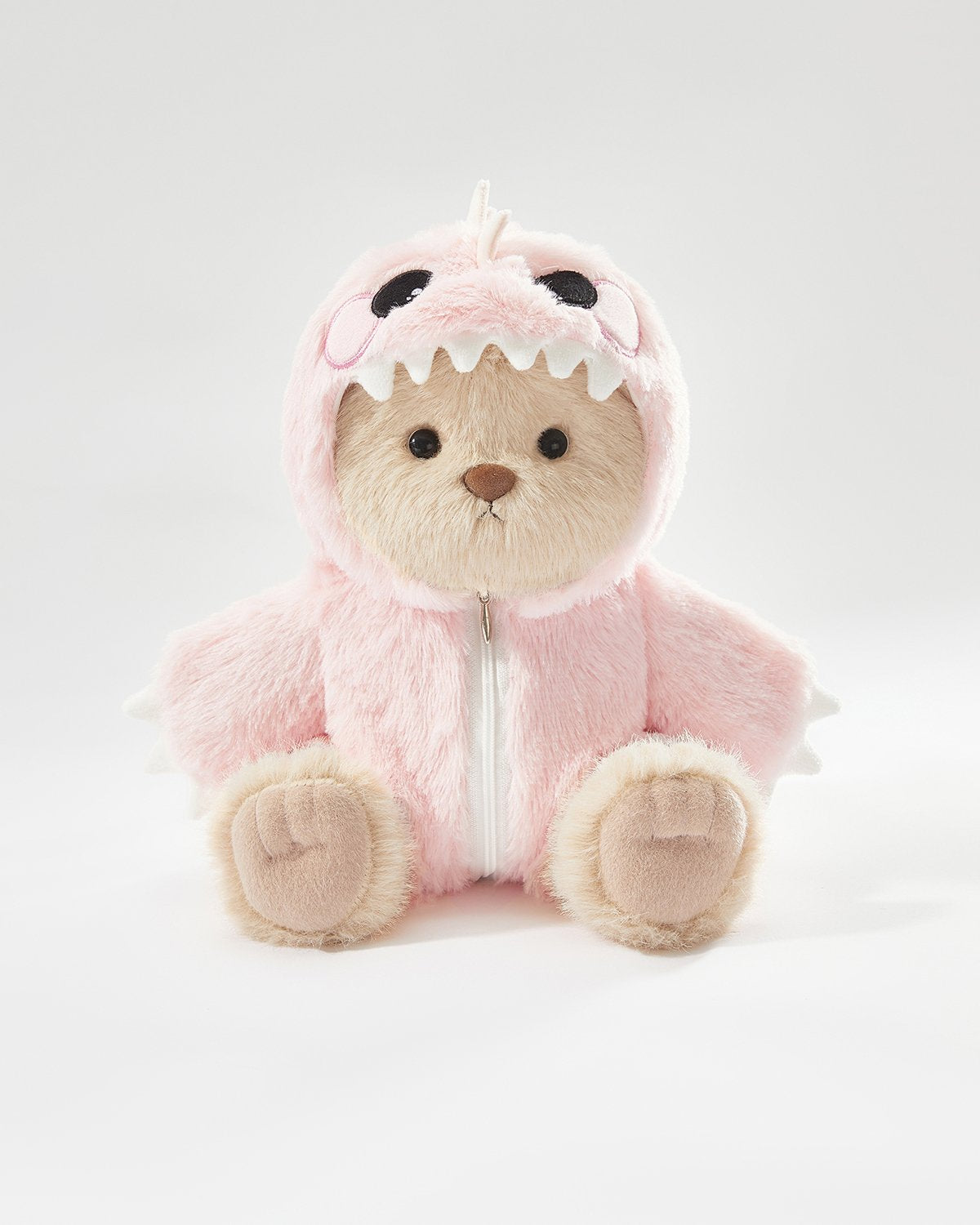 Teddy Bear & Pink Dinosaur Jumpsuit - 12 Inches