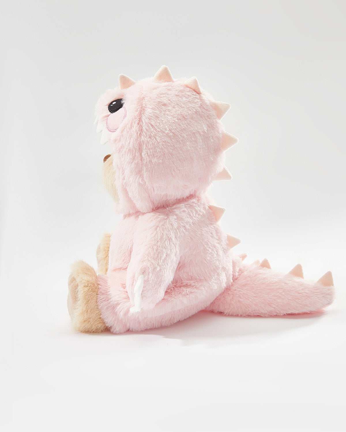 Teddy Bear & Pink Dinosaur Jumpsuit - 12 Inches