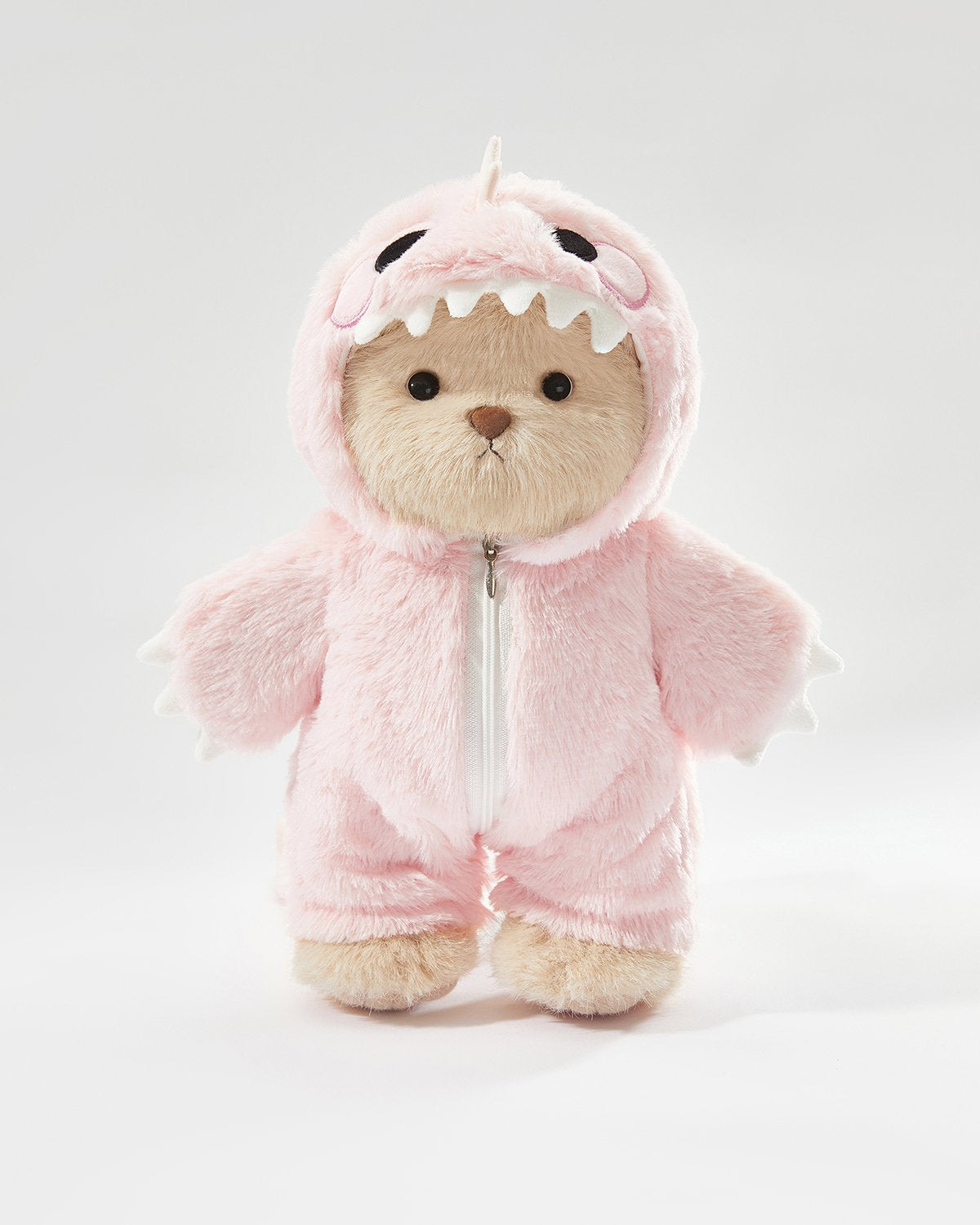 Teddy Bear & Pink Dinosaur Jumpsuit - 12 Inches