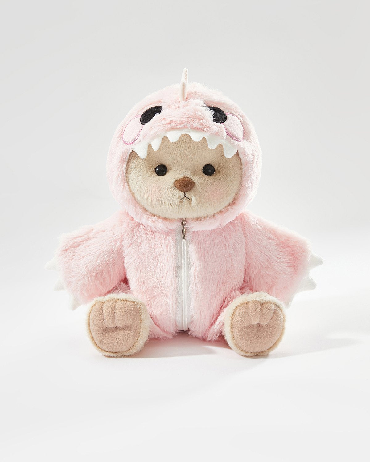 Teddy Bear & Pink Dinosaur Jumpsuit - 12 Inches