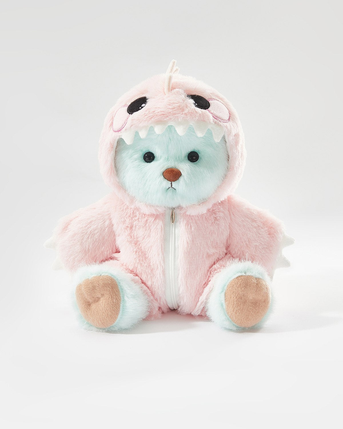 Teddy Bear & Pink Dinosaur Jumpsuit - 12 Inches