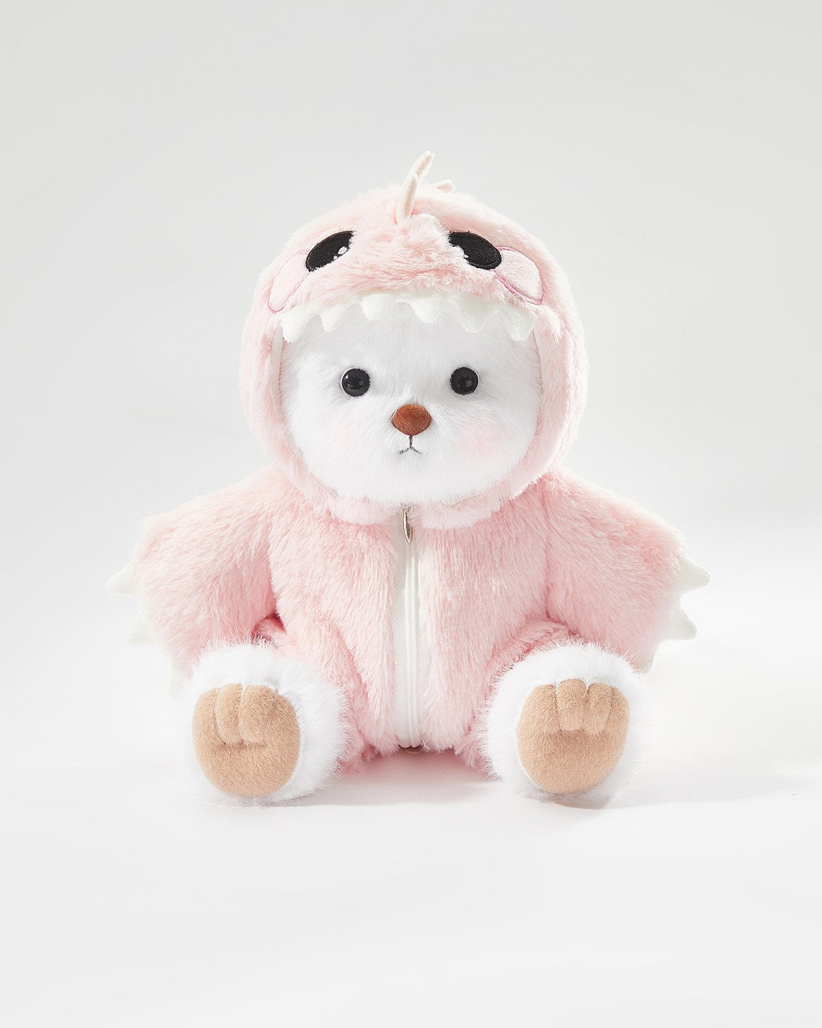 Teddy Bear & Pink Dinosaur Jumpsuit - 12 Inches