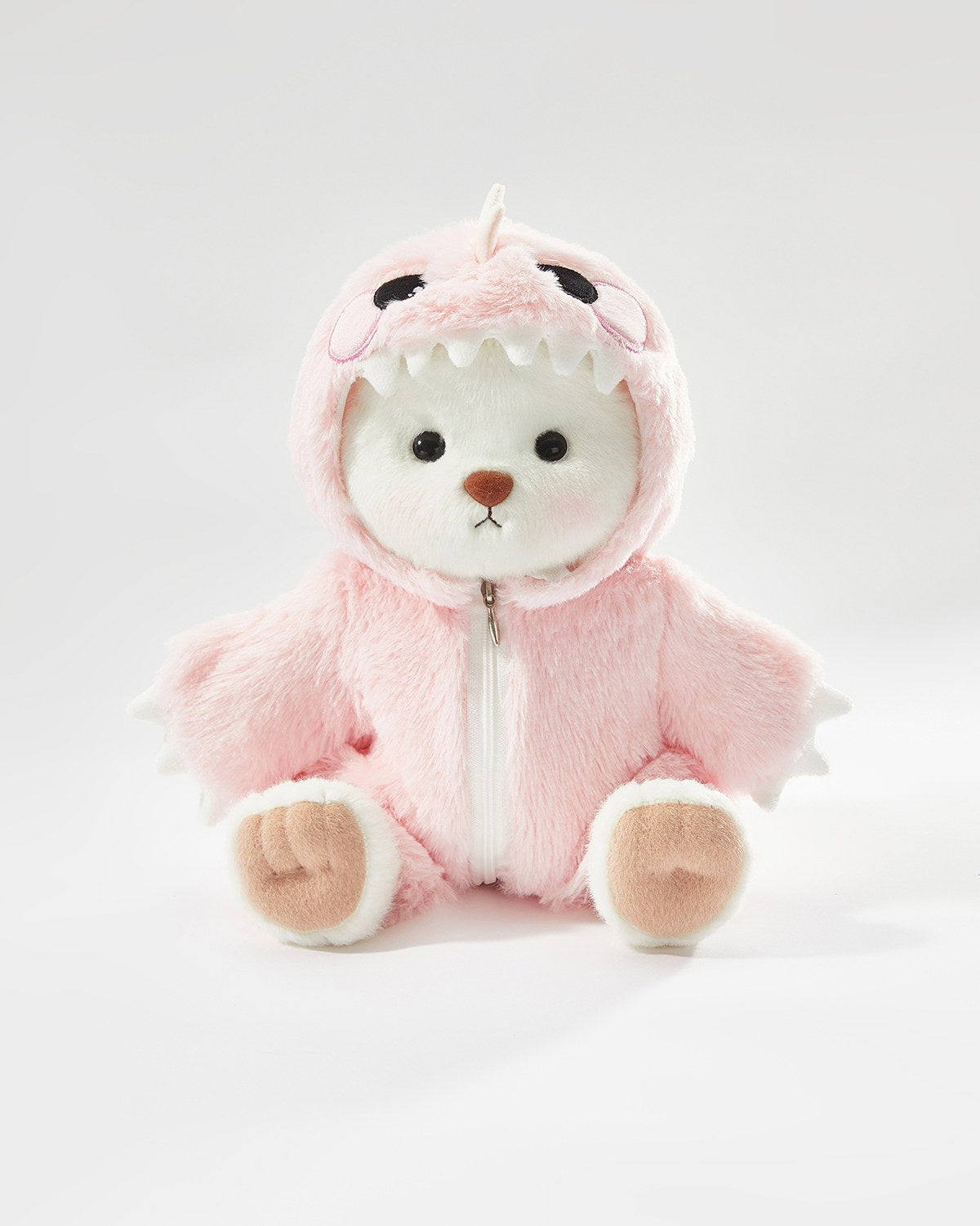 Teddy Bear & Pink Dinosaur Jumpsuit - 12 Inches
