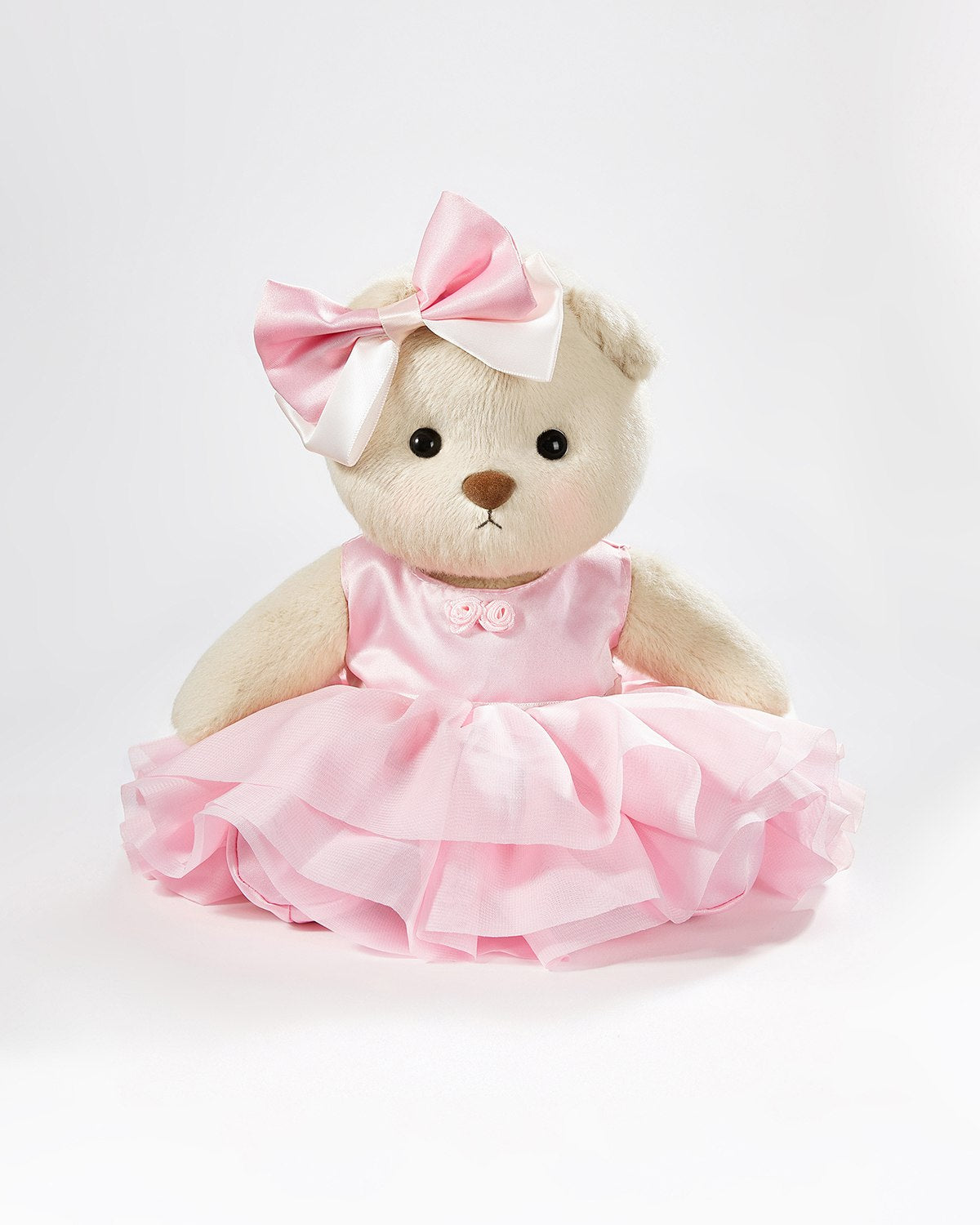 Teddy Bear & Cute Pink Dress Set of 4 - 12 Inches