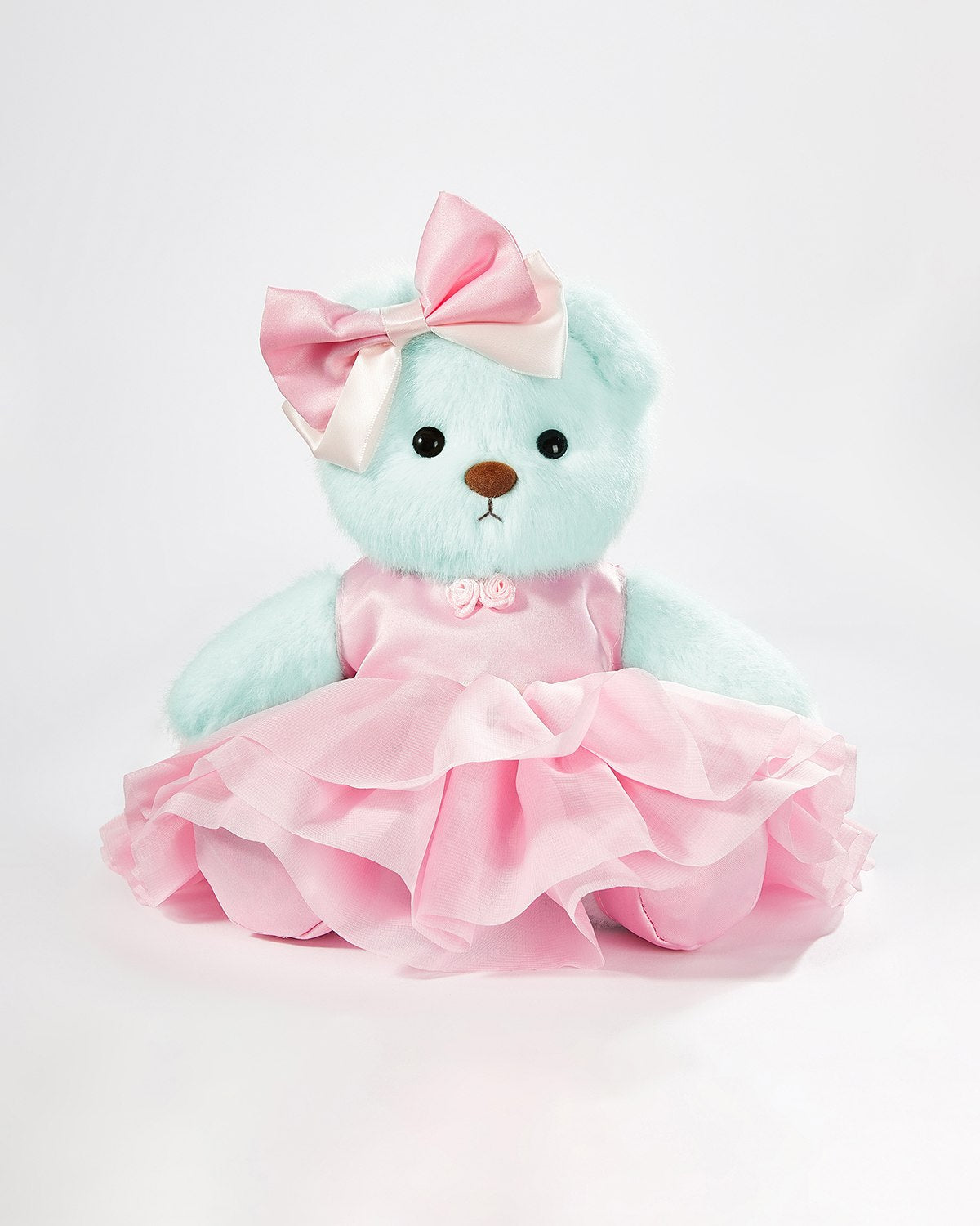 Teddy Bear & Cute Pink Dress Set of 4 - 12 Inches