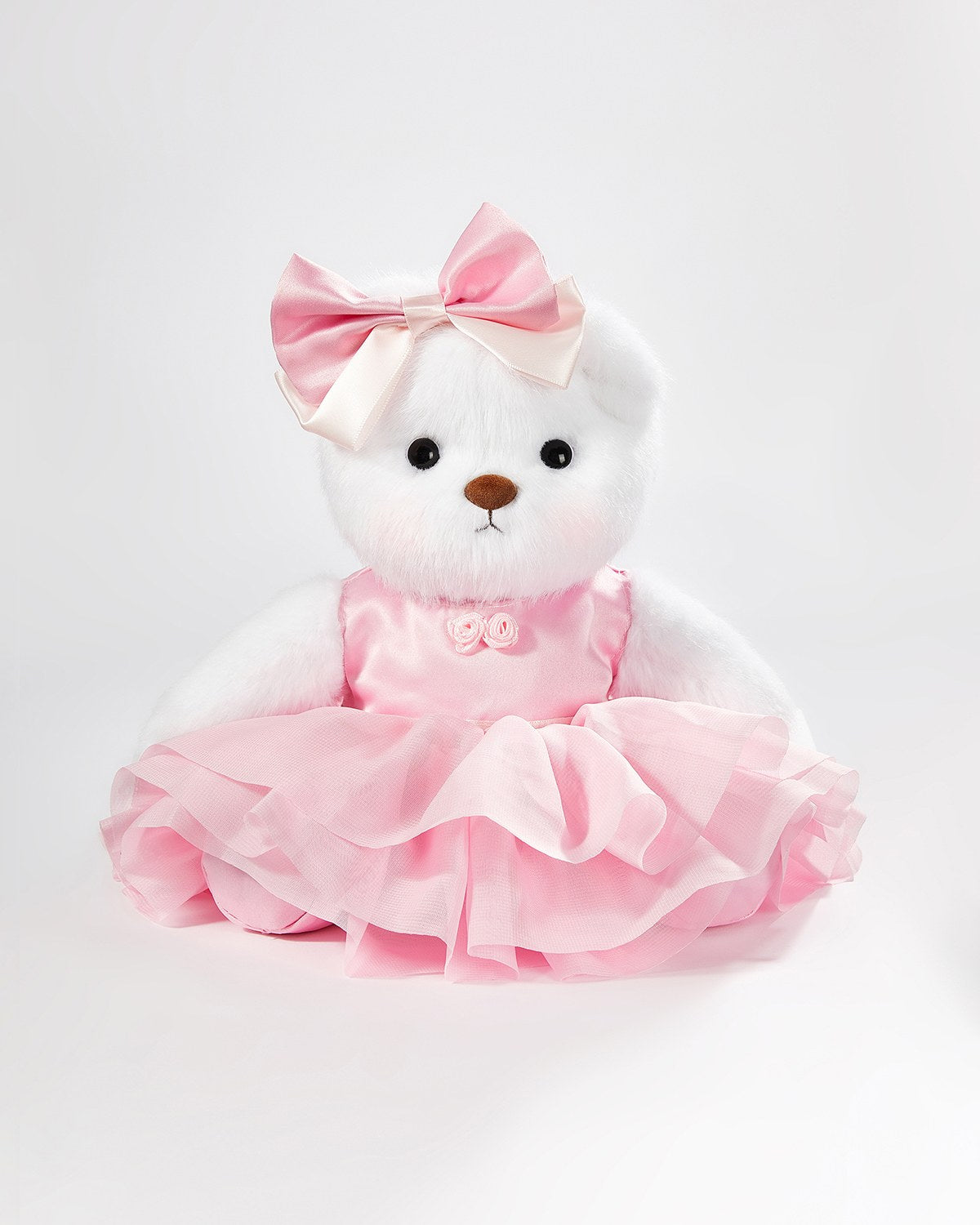 Teddy Bear & Cute Pink Dress Set of 4 - 12 Inches