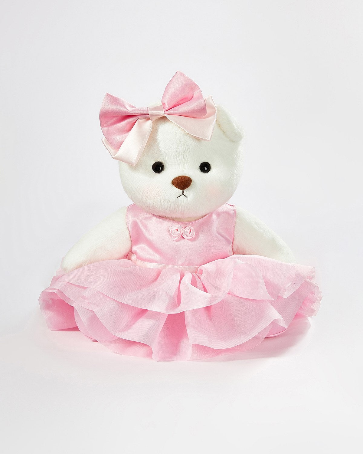 Teddy Bear & Cute Pink Dress Set of 4 - 12 Inches