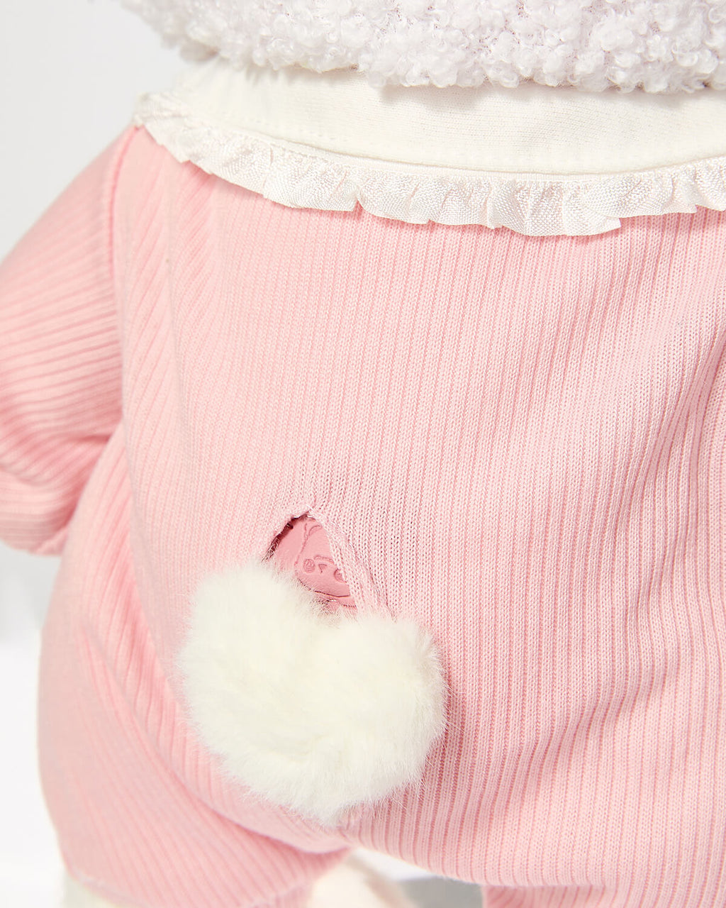 Teddy Bear & Pink Lamb Suspender Set - 12 Inches