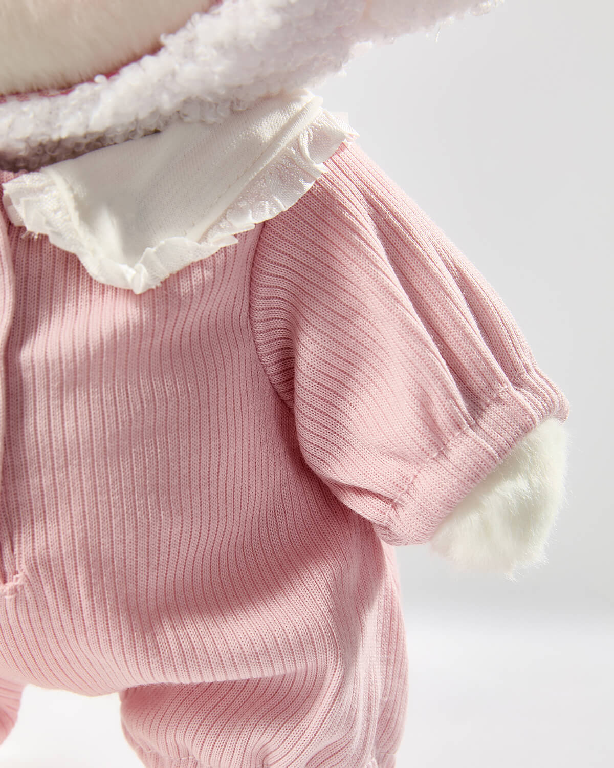 Teddy Bear & Pink Lamb Suspender Set - 12 Inches