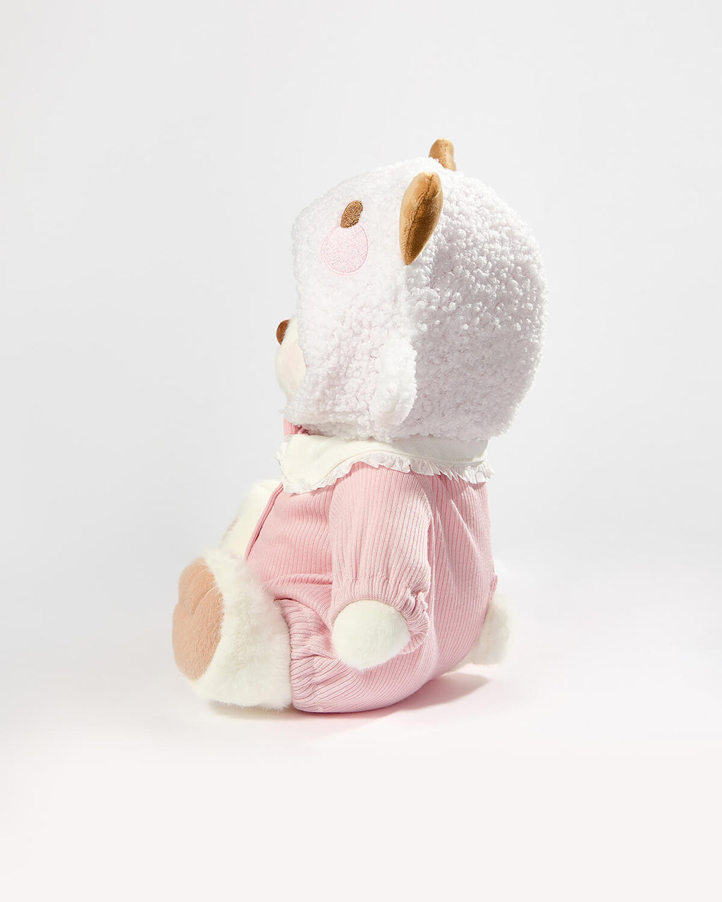 Teddy Bear & Pink Lamb Suspender Set - 12 Inches