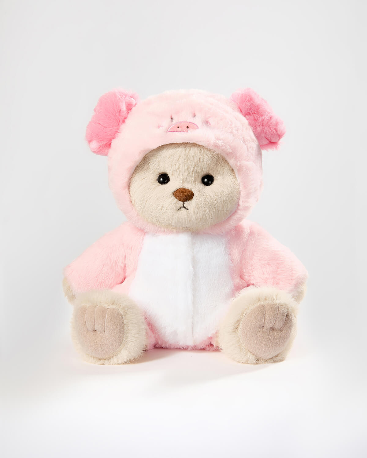Teddy Bear & Pink Piggy Jumpsuit - 12 Inches
