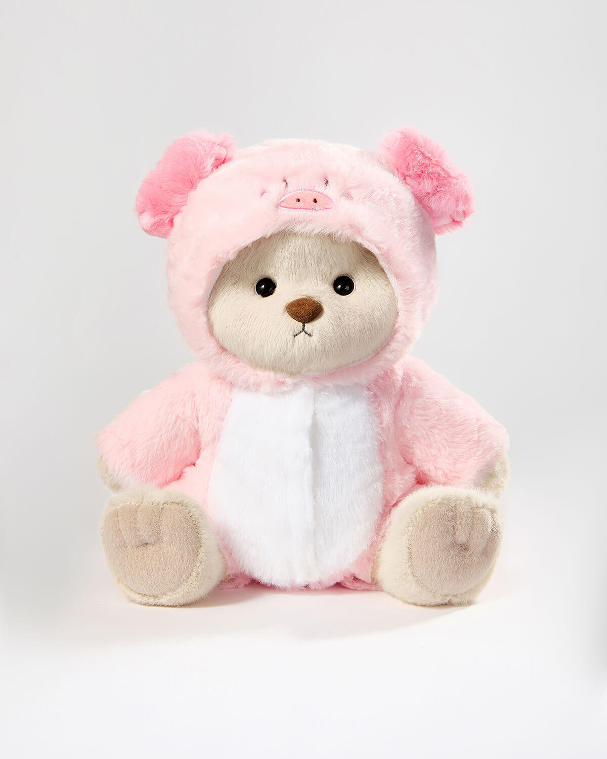 Teddy Bear & Pink Piggy Jumpsuit - 12 Inches