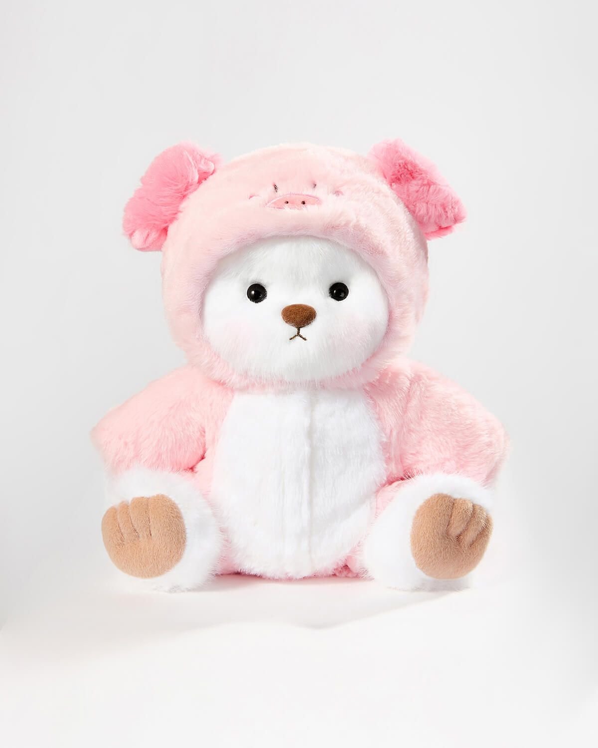 Teddy Bear & Pink Piggy Jumpsuit - 12 Inches