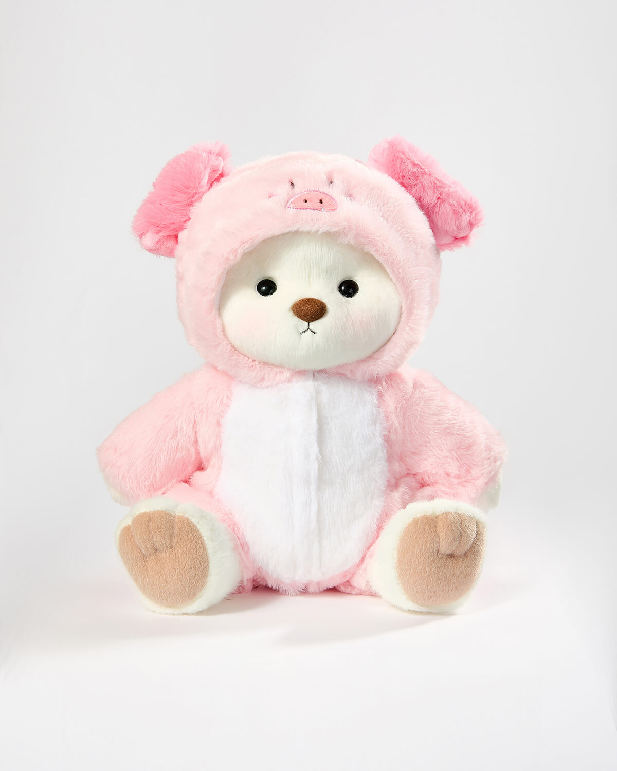 Teddy Bear & Pink Piggy Jumpsuit - 12 Inches