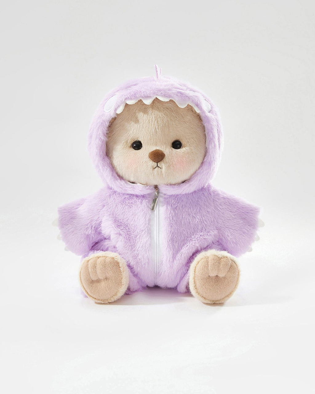 Teddy Bear & Purple Dinosaur Jumpsuit - 12 Inches