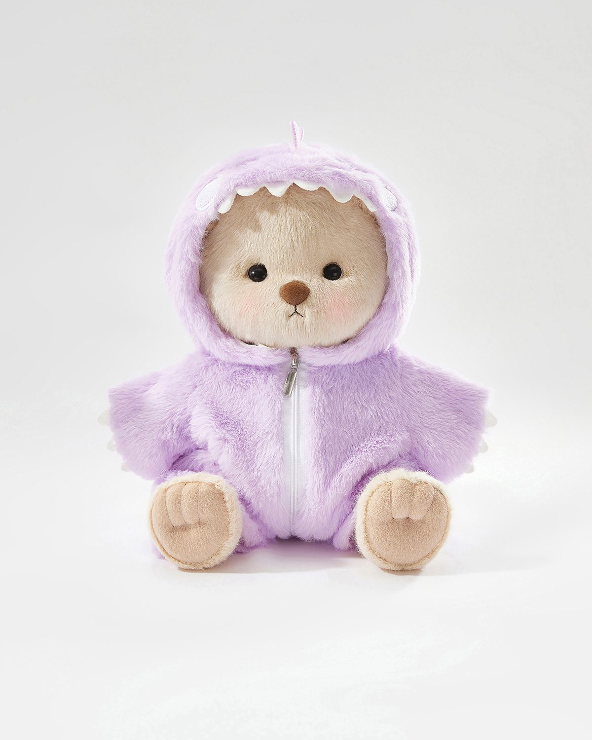 Teddy Bear & Purple Dinosaur Jumpsuit - 12 Inches