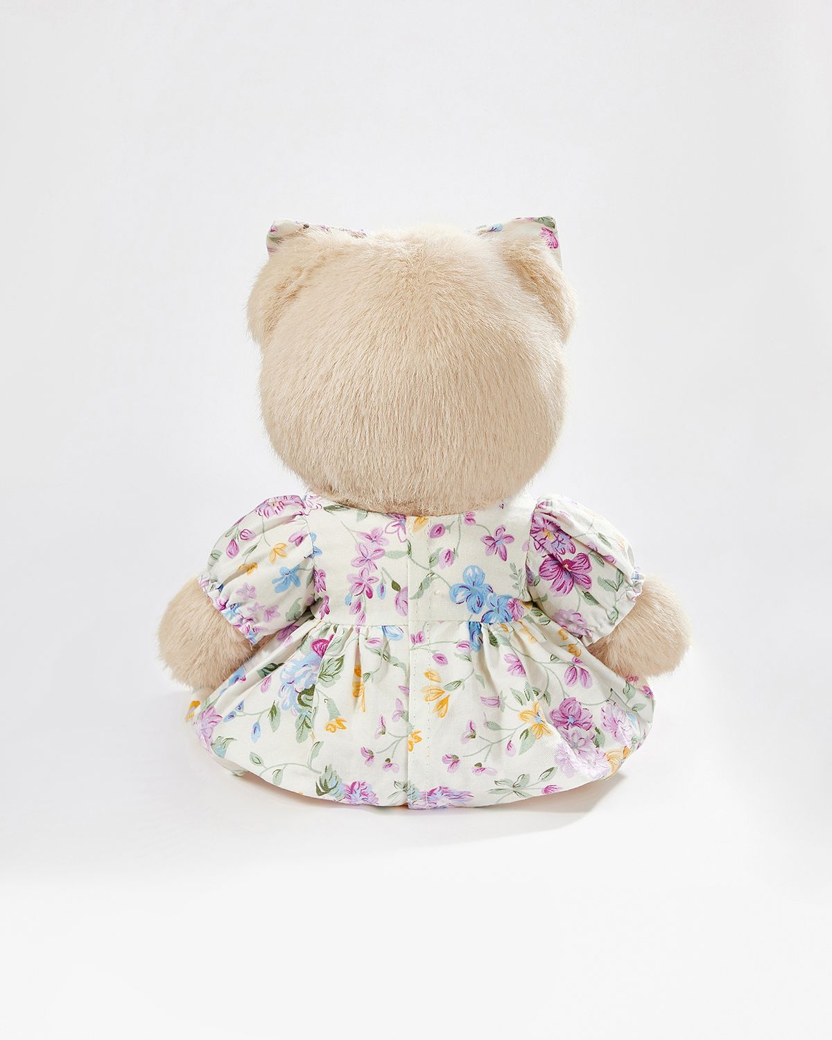 Teddy Bear & Adorable Small Floral Dress - 12 Inches