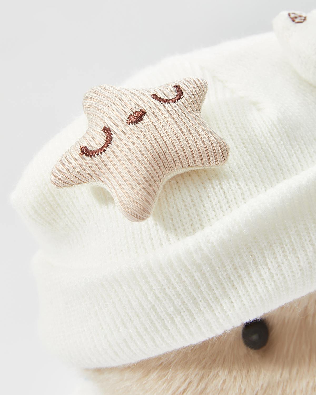 Teddy Bear & Casual White Overalls Set of 5 - 12 Inches