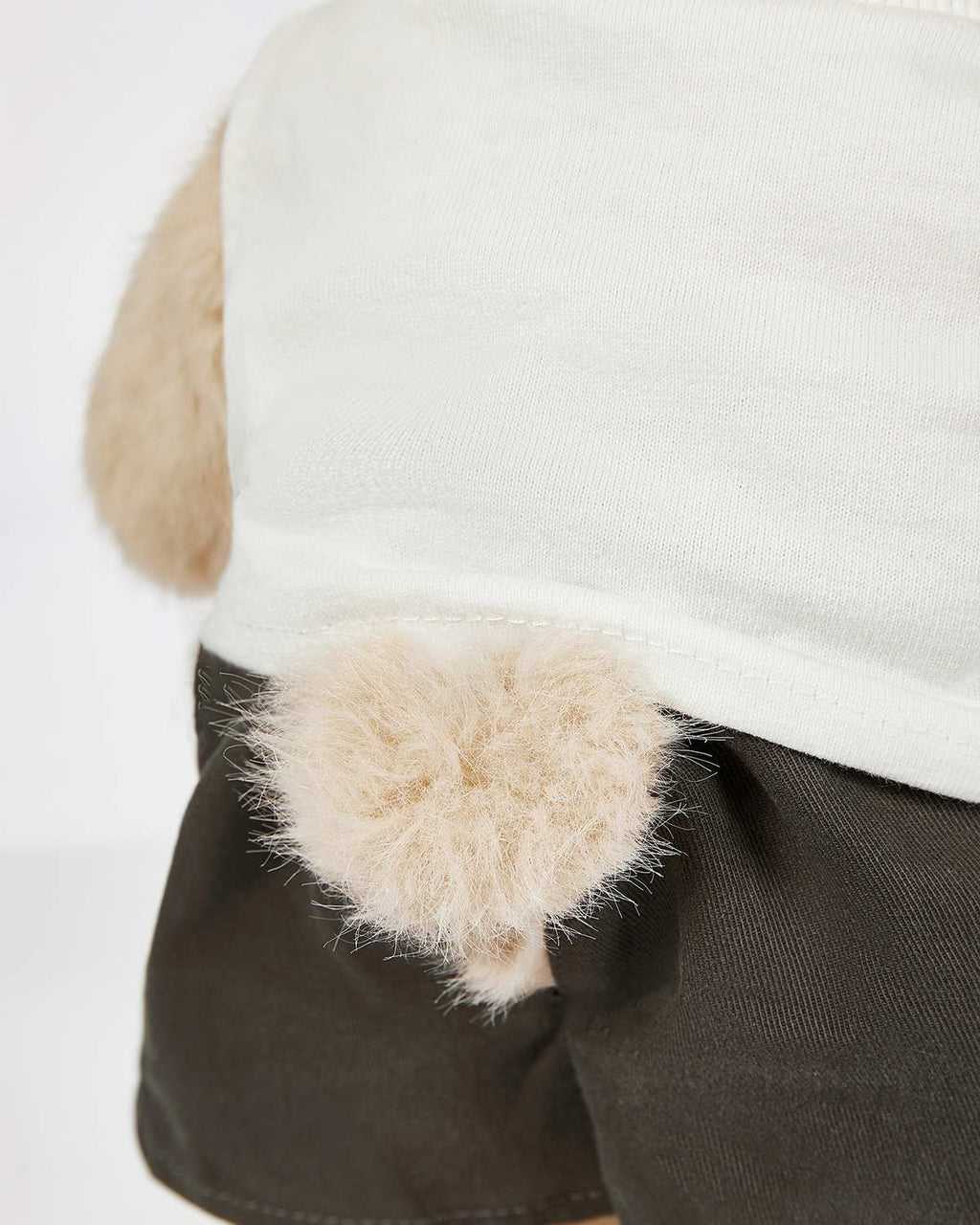 Teddy Bear & Casual White Vest Set - 12 Inches