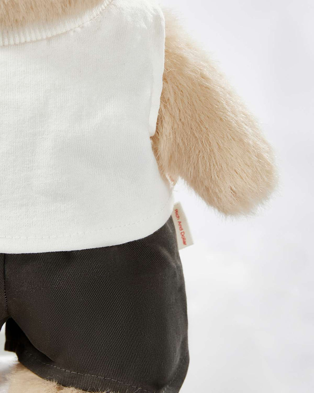 Teddy Bear & Casual White Vest Set - 12 Inches