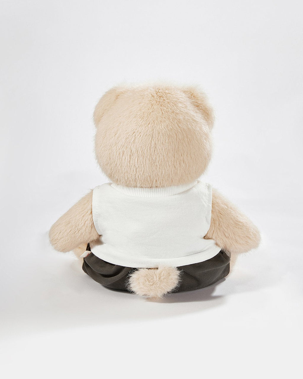 Teddy Bear & Casual White Vest Set - 12 Inches